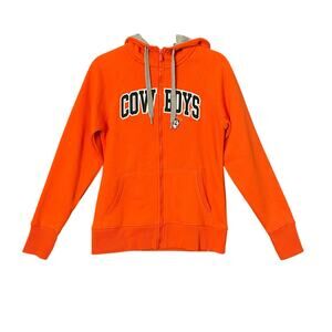 NWT Antigua Oklahoma State Cowboys Football Zip Up Hoodie Sweater Size Small OSU